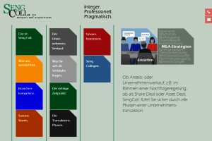 Referenz reikla Webdesign - SengColl. GmbH & Co.KG